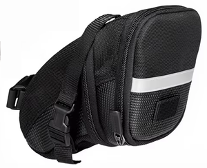 Sacoche de selle VTT, sacoche arrière de vélo en nylon imperméable à coque rigide, sacoche multifonctionnelle sous le siège pour le cyclisme - Product Image 1