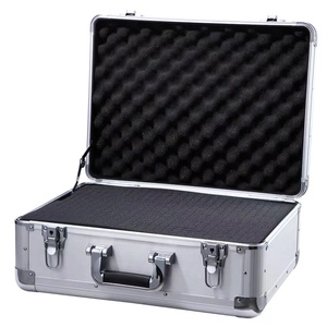 Mini metal carrying aluminum display box custom aluminum case with combination lock