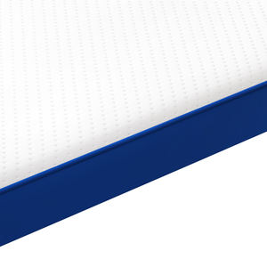 Colchón de muelles hipoalergénico individual, moderno, para uso en hospitales, gimnasios y dormitorios, blanco, resistente a los ácaros, tejido de punto, cómodo. - Product Image 1