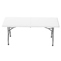 Table pliante imperméable, résistante aux taches, pliage rapide, pour une utilisation intérieure et extérieure, gain de place, durable