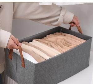 Oxford Cloth Folding Storage <b>Box</b> Clothes Storage <b>Box</b> Home Portable Storage Basket - Product Image 5