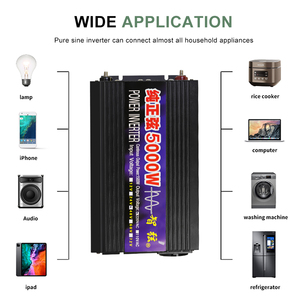 SMARAAD 5000W Onduleur à Onde Sinusoïdale Pure MPPT à Sortie Unique 12V/24V/48V vers 220V AC - Product Image 4