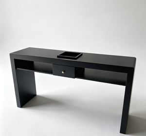 Nail Salon Station Set Black Manicure <b>Desk</b> <b>Large</b> Storage Drawer Cabinet for Beauty Spa - Product Image 1