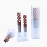 Fraise à rayonner en carbure monobloc HRC55 à 4 dents pour acier, acier inoxydable et acier allié