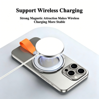 Support de téléphone magnétique pliable à 360 degrés avec logo personnalisé, aimant puissant N52, anneau de maintien pour doigt et béquille