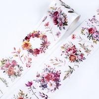 Rubans Washi à fleurs personnalisables pour le journaling