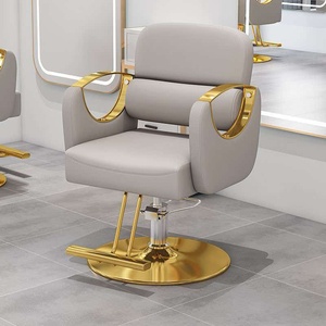 Sillón de Barbería Hidráulico Reclinable de Diseño Vintage para Salón de Belleza - Product Image 4