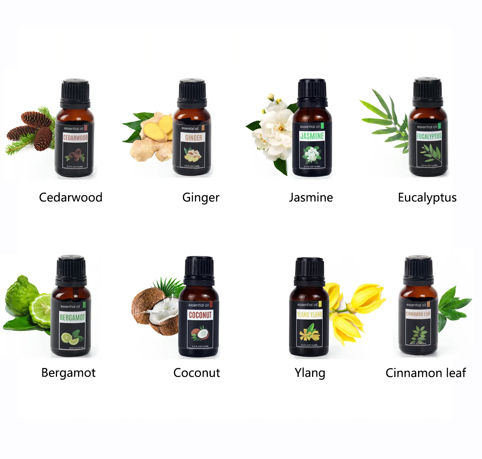 Индивидуальные органические парфюмерные масла для тела, распродажа, набор эфирных масел, 6 поставщиков эфирных масел
