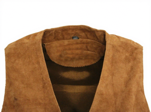 Chaleco de Cuero Marrón para Motocicleta y Equitación JAYCAN SPORTS para Hombre, Ropa Exterior Impermeable - Product Image 4