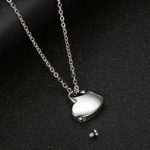 Dadaong özel 925 ayar gümüş benim kalp kremasyon kül Urn kolye kolye tutun - Product Image 4