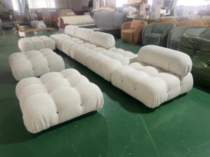 Moderno y Lujoso Juego de Sofás Sherpa para Sala de Estar, 3 Plazas, Modular, para Apartamento o Villa, Combinación Libre, Sofá Mario Bellini - Product Image 5