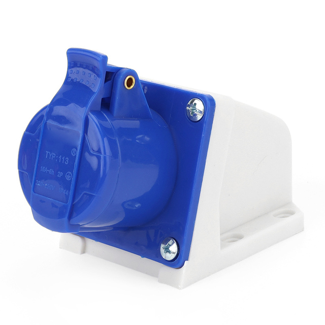 Kemande Industrial Socket Plug IP44 Waterproof Electrical 16A 3Pin Male and Female Plug and Socket 220-250V Outdoor Use