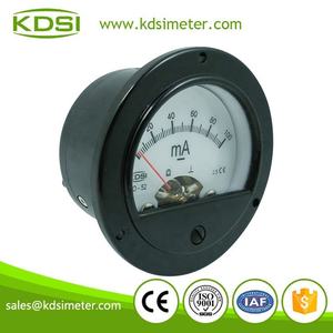 Nouveau design BO-52 DC100mA analogique jaune rétroéclairage panneau dc indicateur d'ampère - Product Image 4