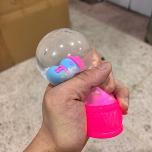 Needoh <strong>Snow</strong> <strong>Globe</strong> Light up Squishy Toy TPR Stress Relief Squeeze Sensory Fidget Toy Desktop Decoration Gift for Kids and Adults - Product Image 3