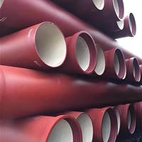 Tuyau d'alimentation en eau en fonte ductile centrifuge DN200-DN1200 pour utilisation en pipeline avec services de découpe, de pliage et de soudage