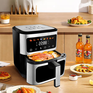 Friteuse à air électrique domestique intelligente multifonction automatique Machine à frites avec fonction sans fumée - Product Image 6