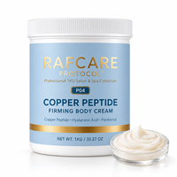 Lotion corporelle raffermissante et éclaircissante au cuivre et aux peptides 1KG – Hydratant professionnel pour salon et spa – Marque privée OEM – Protocole RAFCARE