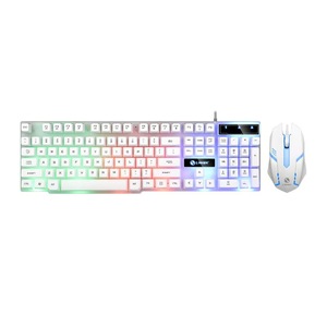 LIMEIDE 104 teclas RGB retroiluminado Teclado para juegos con cable nueva llegada Teclado mecánico Gamer Multi-Key Anti-Ghosting Case uso de escritorio - Product Image 4