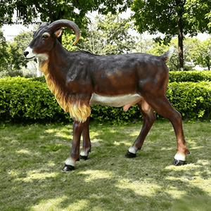 Escultura de Oveja y Cabra de Fibra de Vidrio Personalizada para Decoración de Exteriores, Parques de Atracciones, Zoológicos y Granjas - Product Image 2