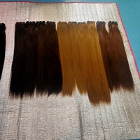 Extensiones de cabello vietnamita crudo SDD Bone Straight Human Hair Weave Bundles Vietnam Super Double Drawn Cabello humano Flat Weft Proveedor