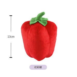 Jouet de simulation en peluche, fruits et plantes en tissu, ornements pour maison de jeu, accessoires de jeu de supermarché, pomme, pastèque, pour enfants - Product Image 6