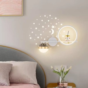 Lampada da parete con testiera a LED 3000K-4000K-6000K lampada da comodino creativa per camera dei <span class=keywords><strong>bambini</strong></span> - Product Image 6