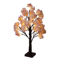 X Familie Moderne Stijl Kersenbloesem Licht Pvc Batterij Power Gloeiende Kerstversiering Voor Landschap Voor Vakantiefeest