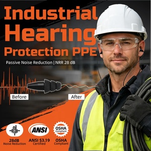 Écouteurs Bluetooth à tour de cou avec réduction de bruit de 29 dB, bouchons d'oreilles de sécurité pour la construction, l'atelier, la <span class=keywords><strong>protection</strong></span> <span class=keywords><strong>auditive</strong></span> industrielle - Product Image 5