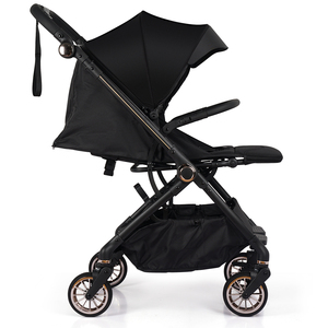 Cochecito de Bebé Ligero de Dos Vías <span class=keywords><strong>con</strong></span> Asiento Convertible en Cuna, Plegable, para Viajes - Product Image 2