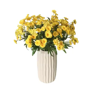 Margaritas pequeñas, flores artificiales para decoración del hogar y jardín