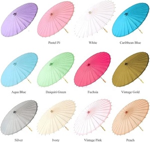 Sombrilla de Papel Estilo Chino/Japonés de 33 Pulgadas para Bodas, Protección Solar Personal, Artículo Promocional Premium para Fiestas - Product Image 5