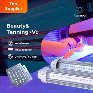 Tubo LED T12 para Bronceado, <span class=keywords><strong>UVA</strong></span> 360-370nm, <span class=keywords><strong>UVB</strong></span> 305-320nm, Alto Flujo Radiante, Cuerpo de Aluminio, Lámpara de Repuesto para Solárium - Product Image 1