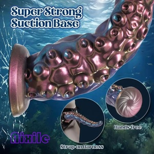 Dildo monstre pour femmes et hommes, jouet pour adultes, pénis réaliste en forme de pieuvre à tentacules, dildo conique extraterrestre, stimulateur de prostate, point G et vaginal - Product Image 2