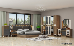 Meubles De Chambre a Coucher <strong>Complet</strong> <strong>Bed</strong> <strong>Set</strong> Luxury Designer King House Bedroom Furniture <strong>Set</strong> Wood Full Modern Furniture <strong>Set</strong> - Product Image 6