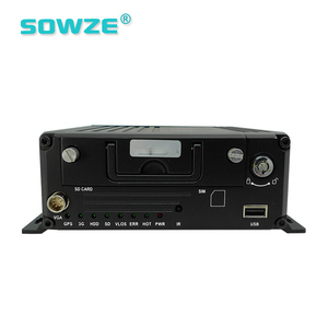 MNVR 4G 4 canaux 1080P H.265 <span class=keywords><strong>IPC</strong></span> HDD Mobile NVR avec audio bidirectionnel, sortie VGA, visualisation en direct à distance, application mobile PC pour camion/fourgon/bus - Product Image 2