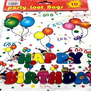 Bolsas de Plástico Reutilizables al por Mayor para Regalos, Dulces y Obsequios para Fiestas de Cumpleaños y Celebraciones - Product Image 3