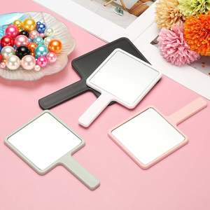 Miroir à main carré mignon avec poignée, vente en gros, pas cher, personnalisable - Product Image 4