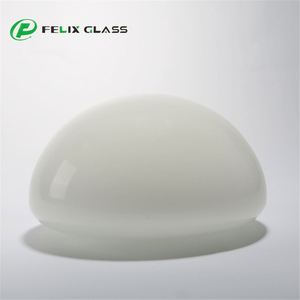 Cubierta de cúpula de cristal blanco de ópalo de tamaño personalizado Pantalla de lámpara de cristal para lámpara colgante - Product Image 5