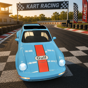 Go-Kart Elettrico per Bambini Gulf Racing 2500W 72V con Batteria al Litio 260x160x90cm, Kart Cavalcabile per Bambini, Vendita all'Ingrosso per Parchi Divertimento - Product Image 2
