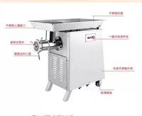 Broyeur à viande électrique TK 42, machine à hacher la viande en acier inoxydable 304, hachoir à viande commercial, machine à couper la viande hachée