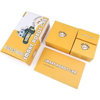 Kit de voiture robot intelligent ELEGOO UNO R3 V4 pour les enfants de 12 ans et plus, cadeau de codage pour enfants, comprend une batterie au lithium
