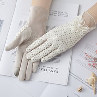 Gants de protection solaire d'été en soie de glace, 2026 gants de style nouveau, gants personnalisables compatibles avec l'écran tactile