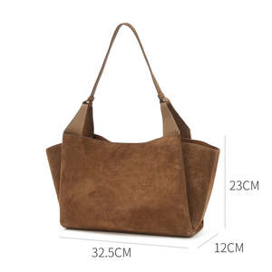 Bolso de Hombro de Mujer de Alta Calidad 2026, Bolso de Mano de Gamuza Popular Personalizado de Gran Capacidad para Mujer - Product Image 5