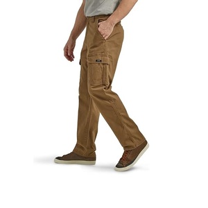 Pantalones Cargo rectos informales de talla grande para hombre, precio al por mayor, diseño personalizado, tejido elegante con múltiples bolsillos de Color sólido - Product Image 6
