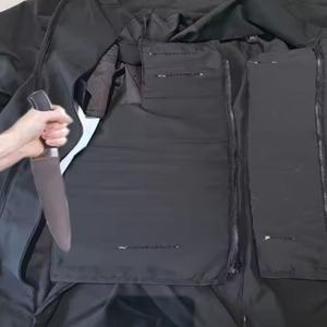Camisa de Seguridad Anticorte Personalizable AmpsafeX, Material de Nylon PE HPPE Negro, Resistente al Agua, Protección Nivel D Contra Puñaladas - Product Image 4