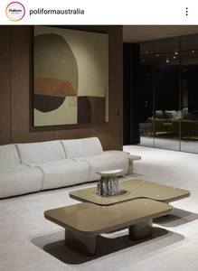 <span class=keywords><strong>Tavolino</strong></span> da Caffè Rotondo Moderno Multifunzionale di Lusso Nordico per Soggiorno - Product Image 6