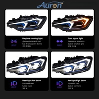 AURON Phares avant LED pour voiture 6000K 36W 6000 Lumens, ampoule D2H, Série 3 F30/F35 2013-2018 12V, Nouvelle mise à niveau de rétrofit