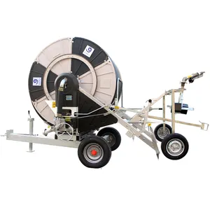 Hose Reel Irrigation Machine Travelling Big Rain Gun ,Sprinkler Irrigation for Farmland