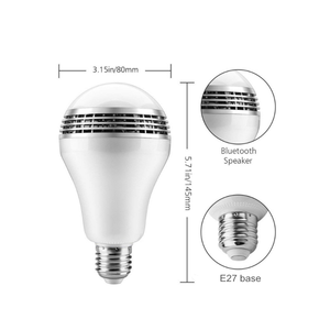 JK102 — amplificateur de musique bluetooth, haut-parleur avec <span class=keywords><strong>ampoule</strong></span> led, lumières colorées, pour la maison - Product Image 2