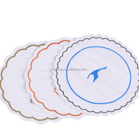 Sous-verre en papier personnalisé pour restaurant hôtel bar verre à bière sous-verre en papier jetable absorbant tasse à café sous-verre en papier pour boissons
